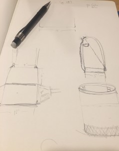 Shoulder bag sketches